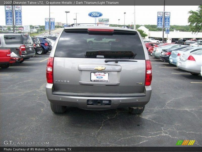 Graystone Metallic / Dark Titanium/Light Titanium 2007 Chevrolet Tahoe LTZ