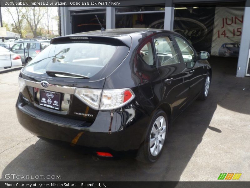 Obsidian Black Pearl / Ivory 2008 Subaru Impreza 2.5i Wagon