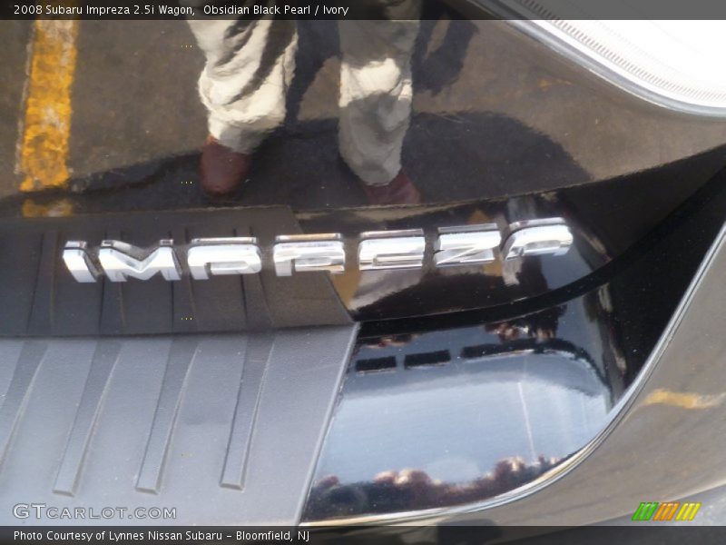 Obsidian Black Pearl / Ivory 2008 Subaru Impreza 2.5i Wagon