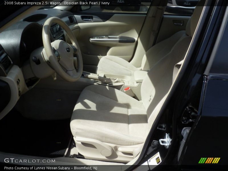 Obsidian Black Pearl / Ivory 2008 Subaru Impreza 2.5i Wagon