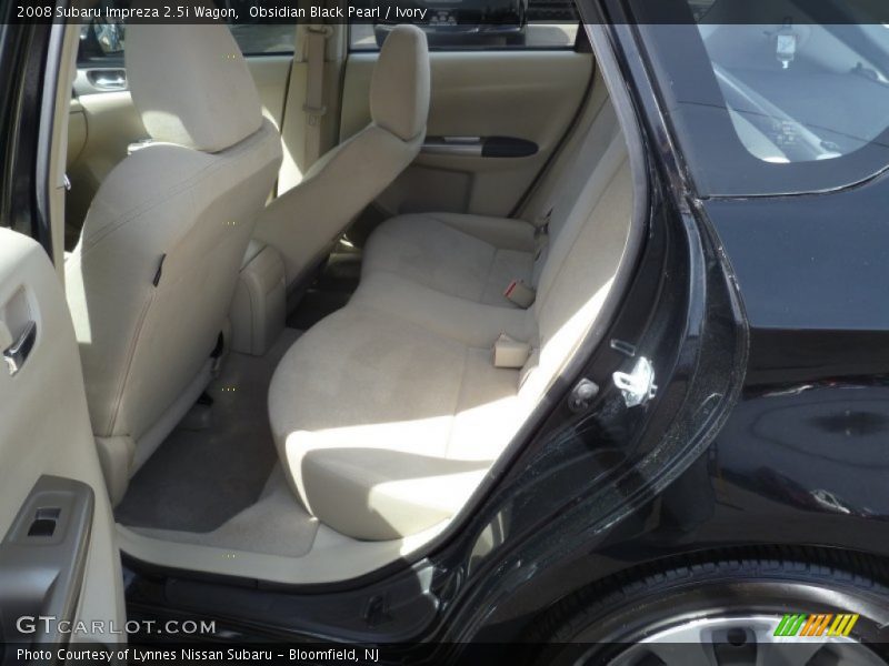 Obsidian Black Pearl / Ivory 2008 Subaru Impreza 2.5i Wagon