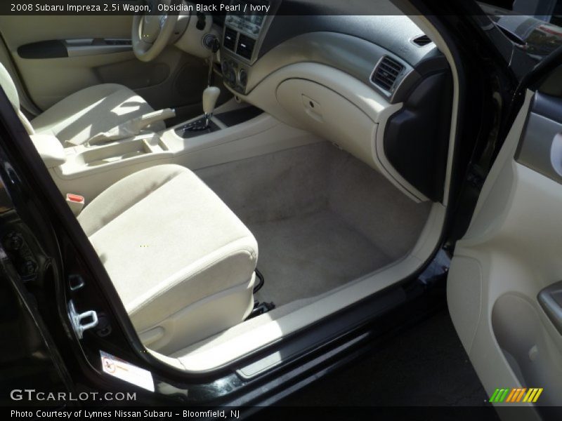 Obsidian Black Pearl / Ivory 2008 Subaru Impreza 2.5i Wagon