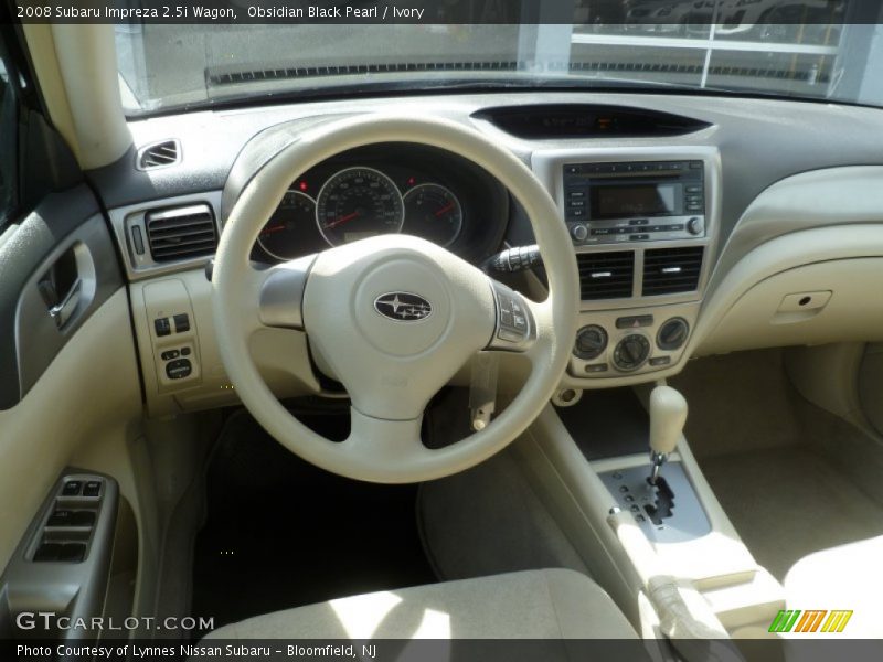 Obsidian Black Pearl / Ivory 2008 Subaru Impreza 2.5i Wagon