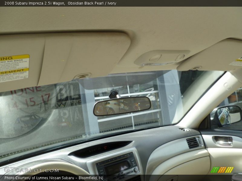 Obsidian Black Pearl / Ivory 2008 Subaru Impreza 2.5i Wagon