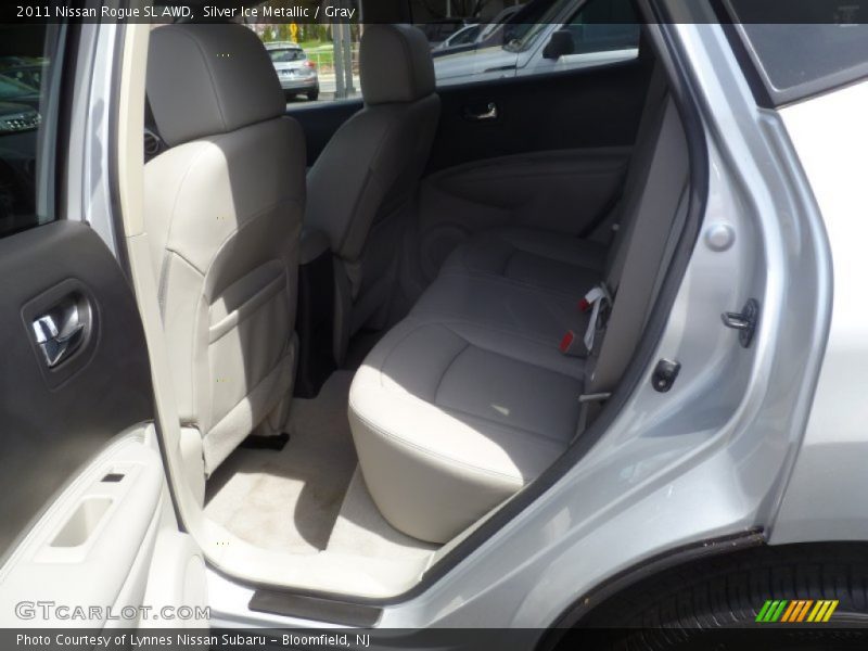 Silver Ice Metallic / Gray 2011 Nissan Rogue SL AWD