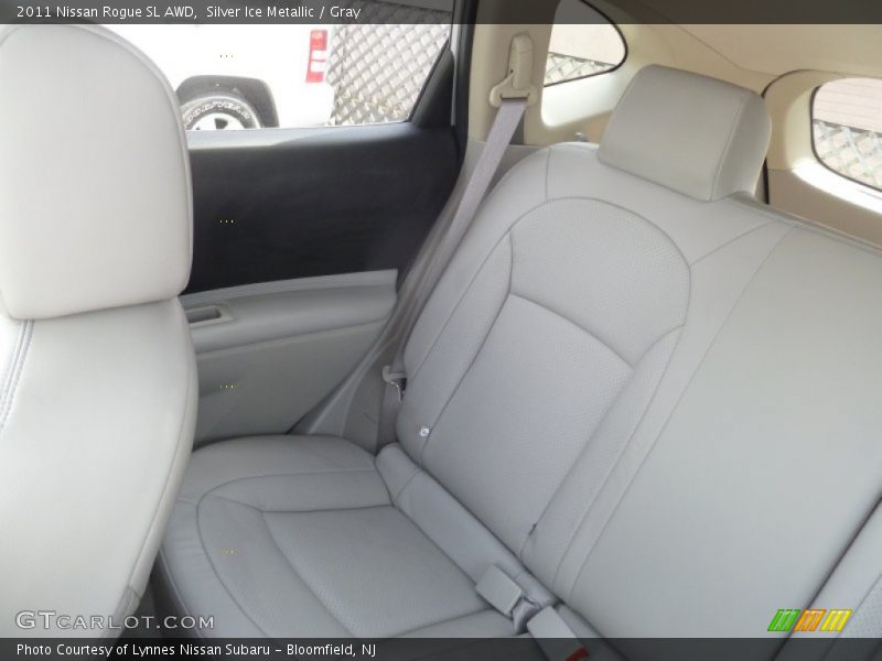Silver Ice Metallic / Gray 2011 Nissan Rogue SL AWD