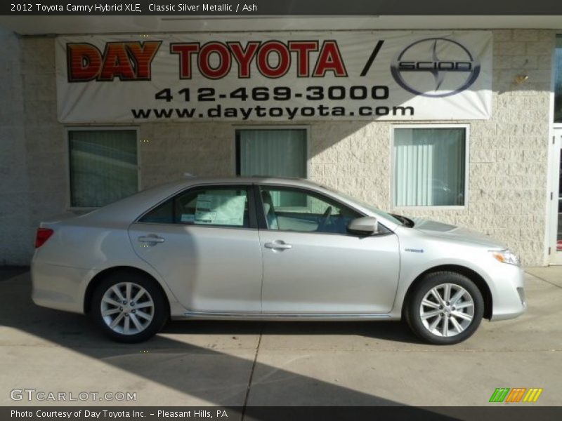 Classic Silver Metallic / Ash 2012 Toyota Camry Hybrid XLE