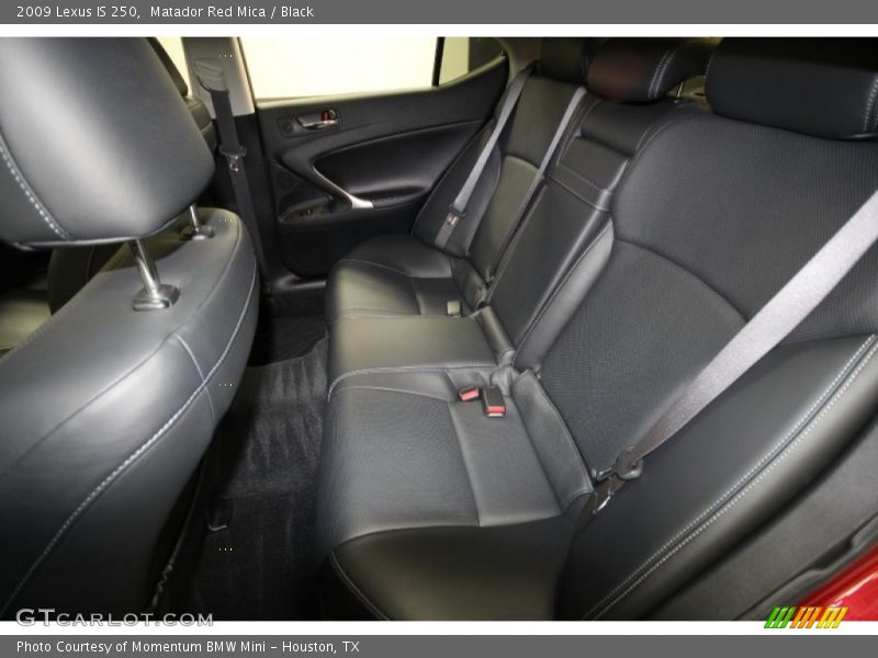 Matador Red Mica / Black 2009 Lexus IS 250