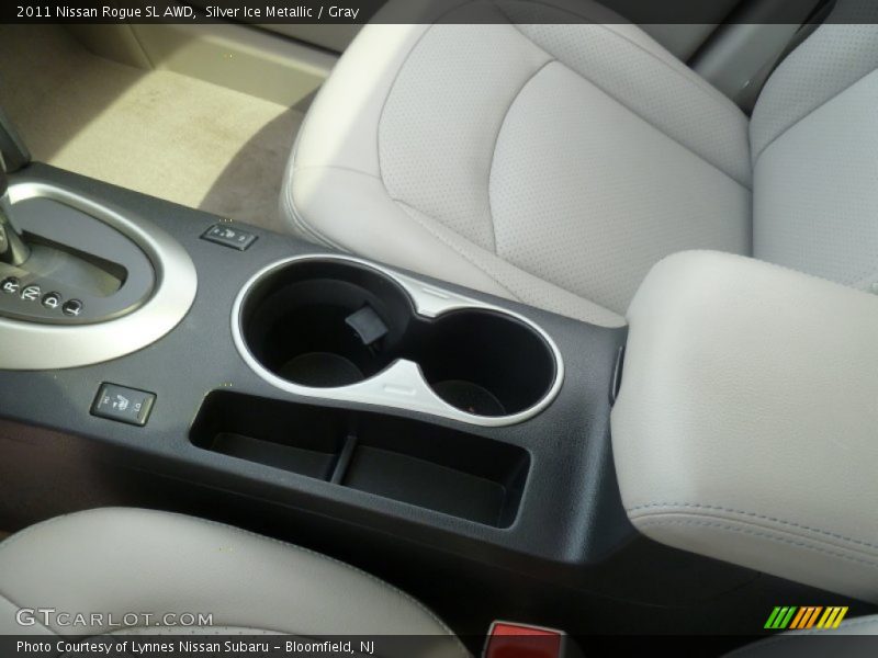Silver Ice Metallic / Gray 2011 Nissan Rogue SL AWD