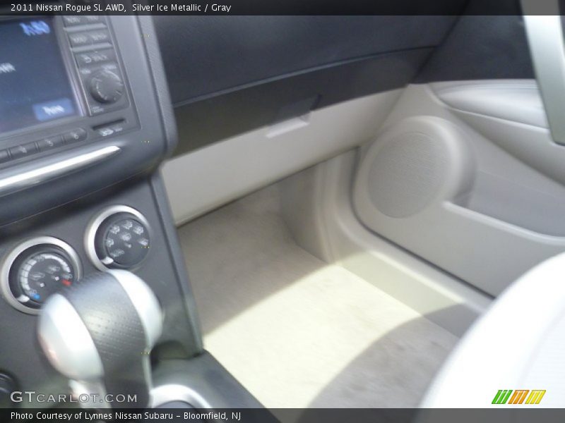 Silver Ice Metallic / Gray 2011 Nissan Rogue SL AWD