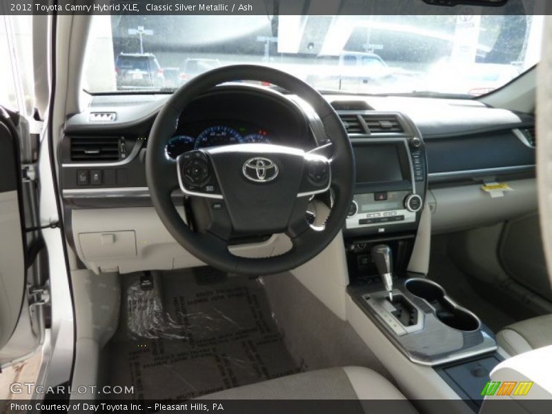 Classic Silver Metallic / Ash 2012 Toyota Camry Hybrid XLE