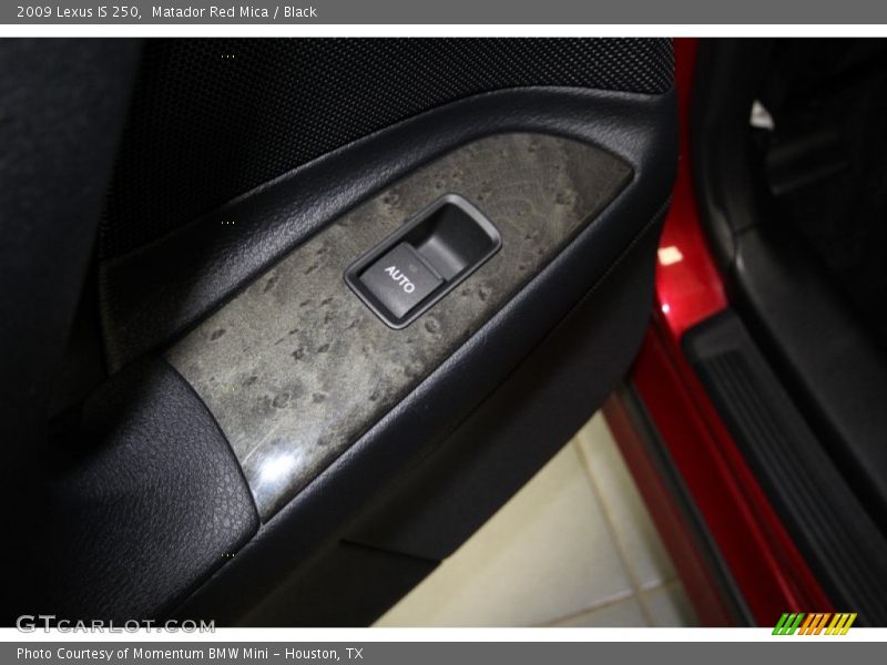 Matador Red Mica / Black 2009 Lexus IS 250