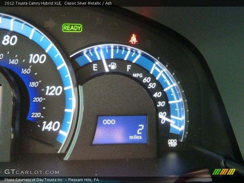 Classic Silver Metallic / Ash 2012 Toyota Camry Hybrid XLE