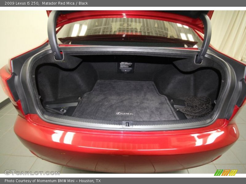 Matador Red Mica / Black 2009 Lexus IS 250
