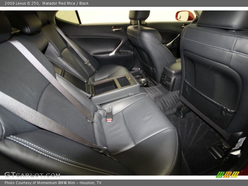 Matador Red Mica / Black 2009 Lexus IS 250