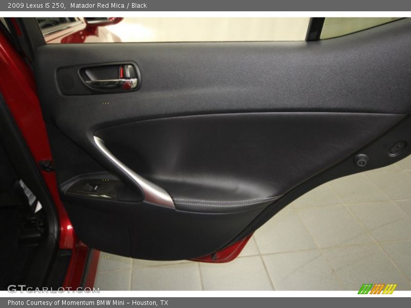 Matador Red Mica / Black 2009 Lexus IS 250