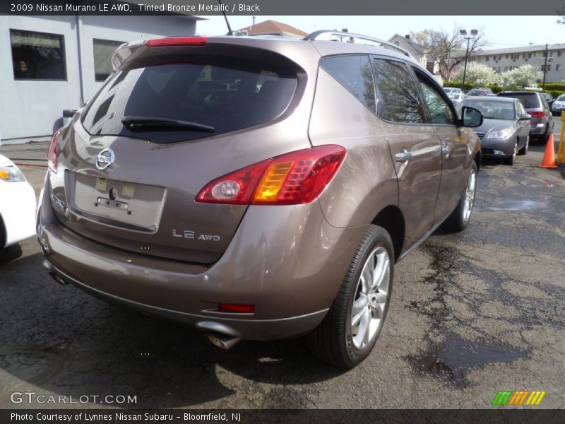 Tinted Bronze Metallic / Black 2009 Nissan Murano LE AWD