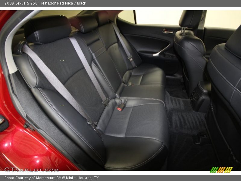 Matador Red Mica / Black 2009 Lexus IS 250