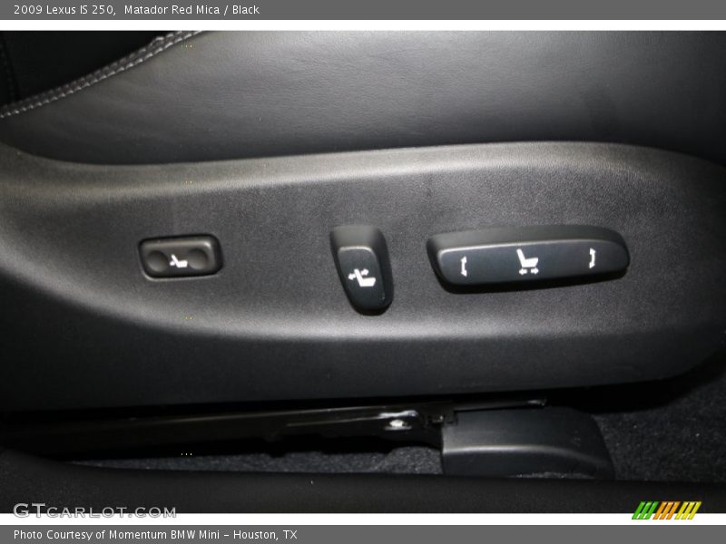 Matador Red Mica / Black 2009 Lexus IS 250