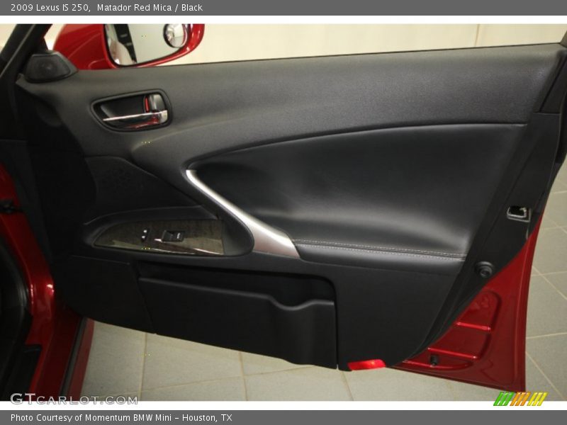Matador Red Mica / Black 2009 Lexus IS 250
