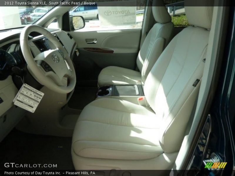 South Pacific Pearl / Bisque 2012 Toyota Sienna XLE
