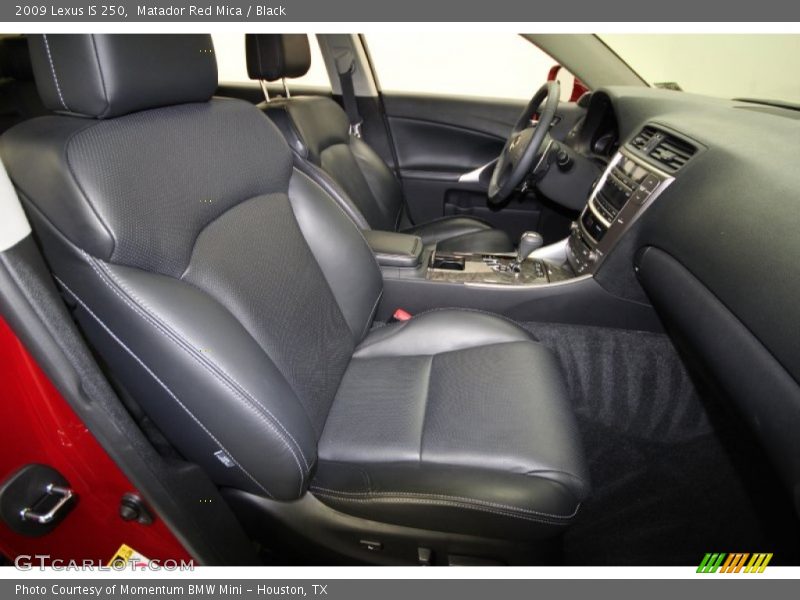 Matador Red Mica / Black 2009 Lexus IS 250