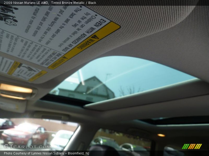 Tinted Bronze Metallic / Black 2009 Nissan Murano LE AWD