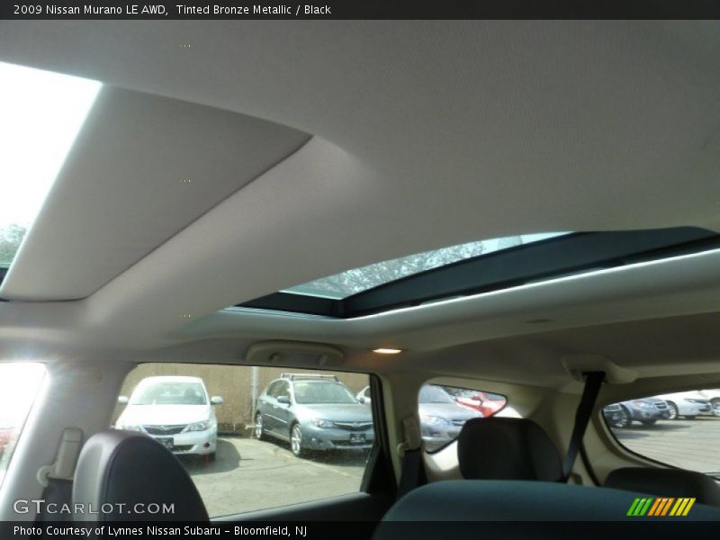 Tinted Bronze Metallic / Black 2009 Nissan Murano LE AWD