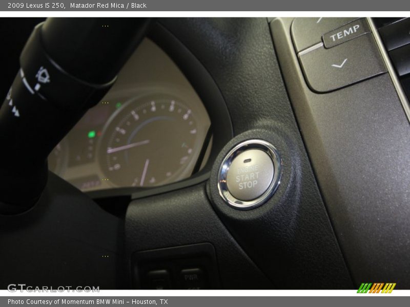 Matador Red Mica / Black 2009 Lexus IS 250