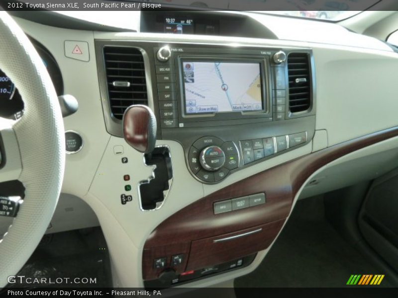 South Pacific Pearl / Bisque 2012 Toyota Sienna XLE