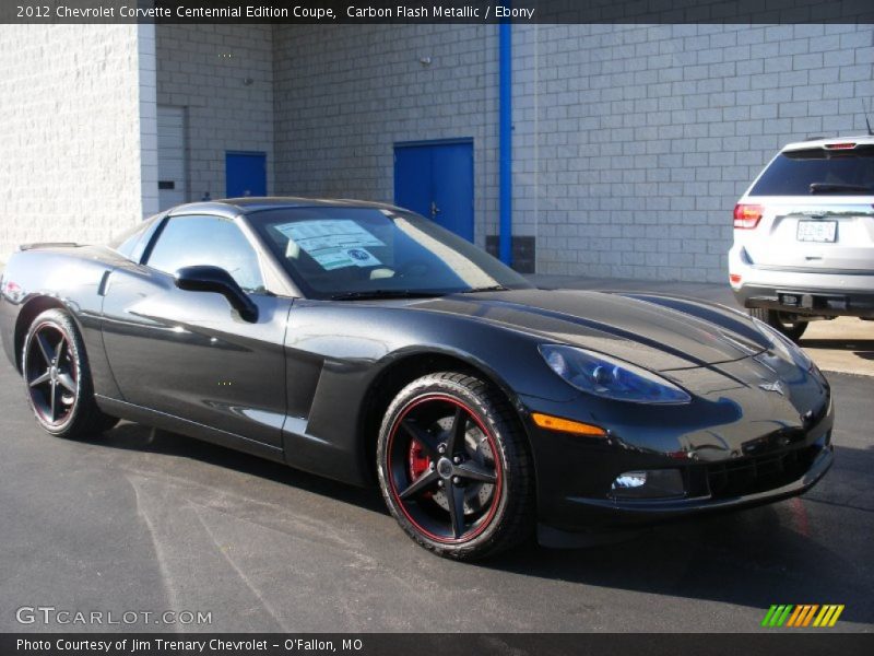 Carbon Flash Metallic / Ebony 2012 Chevrolet Corvette Centennial Edition Coupe