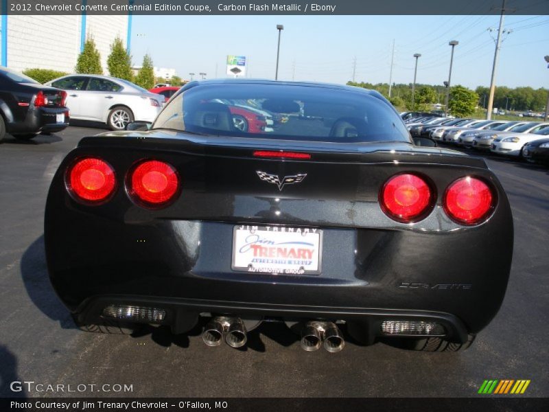 Carbon Flash Metallic / Ebony 2012 Chevrolet Corvette Centennial Edition Coupe