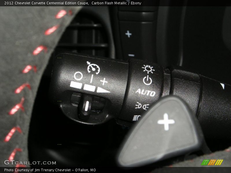 Controls of 2012 Corvette Centennial Edition Coupe