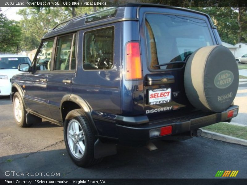Oslo Blue / Alpaca Beige 2003 Land Rover Discovery SE