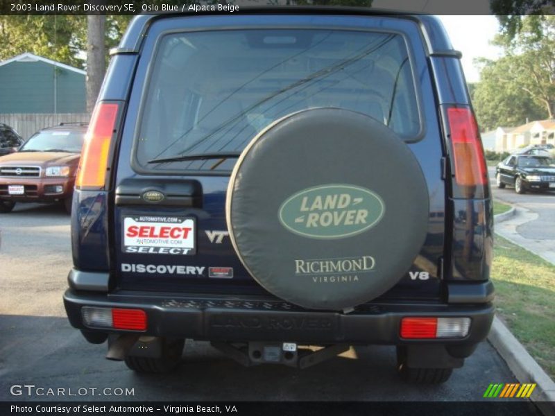 Oslo Blue / Alpaca Beige 2003 Land Rover Discovery SE