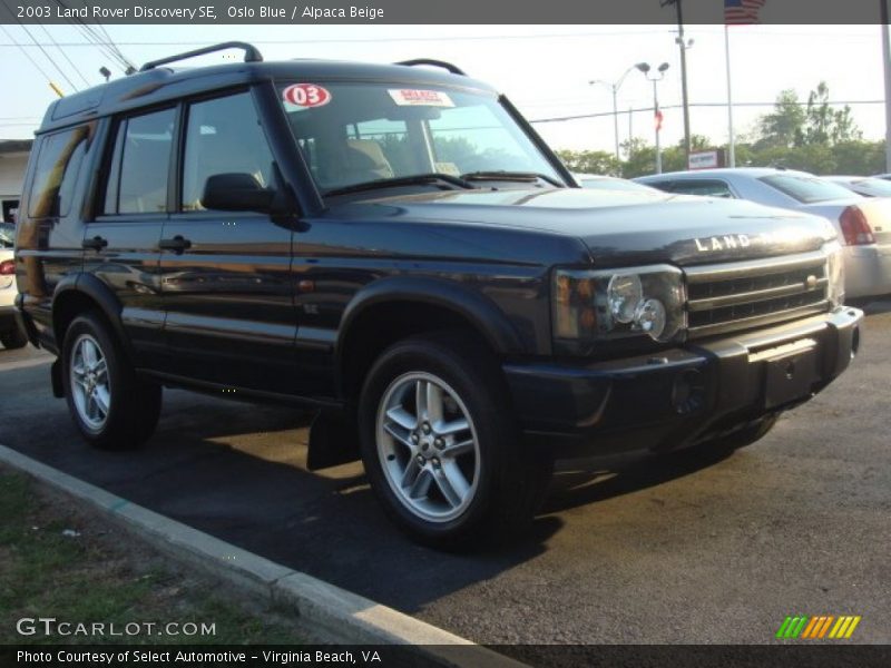 Oslo Blue / Alpaca Beige 2003 Land Rover Discovery SE