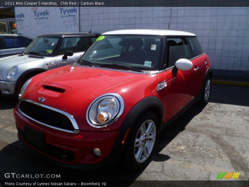 Chili Red / Carbon Black 2011 Mini Cooper S Hardtop