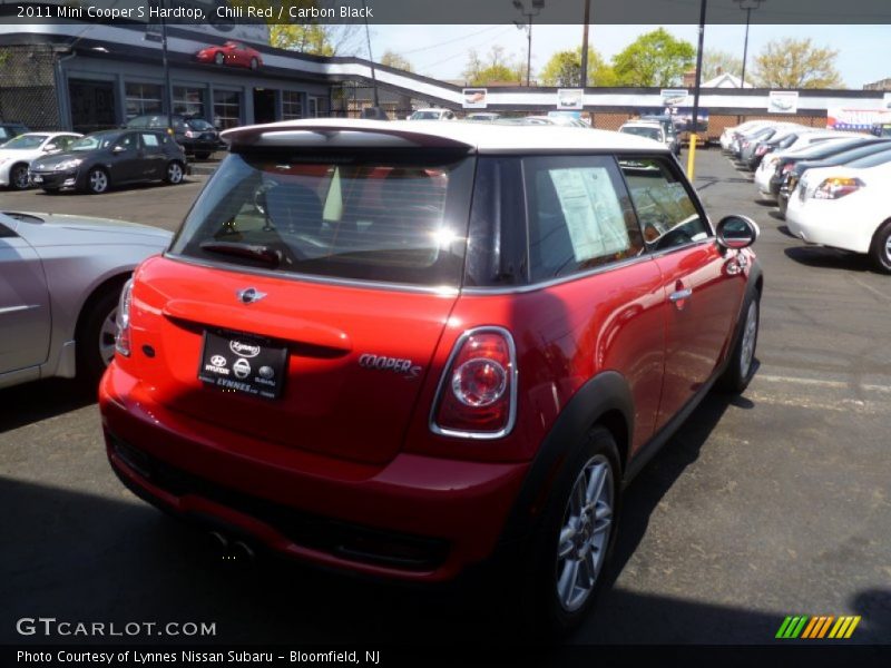 Chili Red / Carbon Black 2011 Mini Cooper S Hardtop