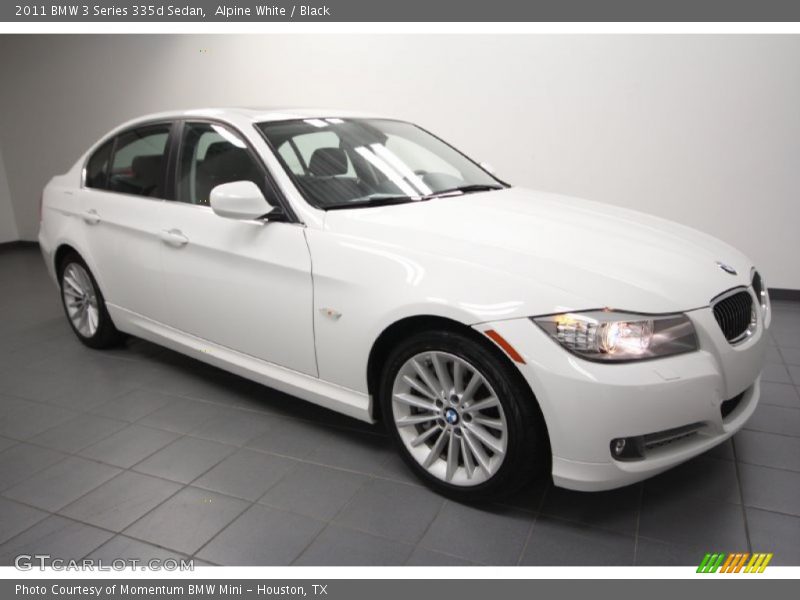 Alpine White / Black 2011 BMW 3 Series 335d Sedan