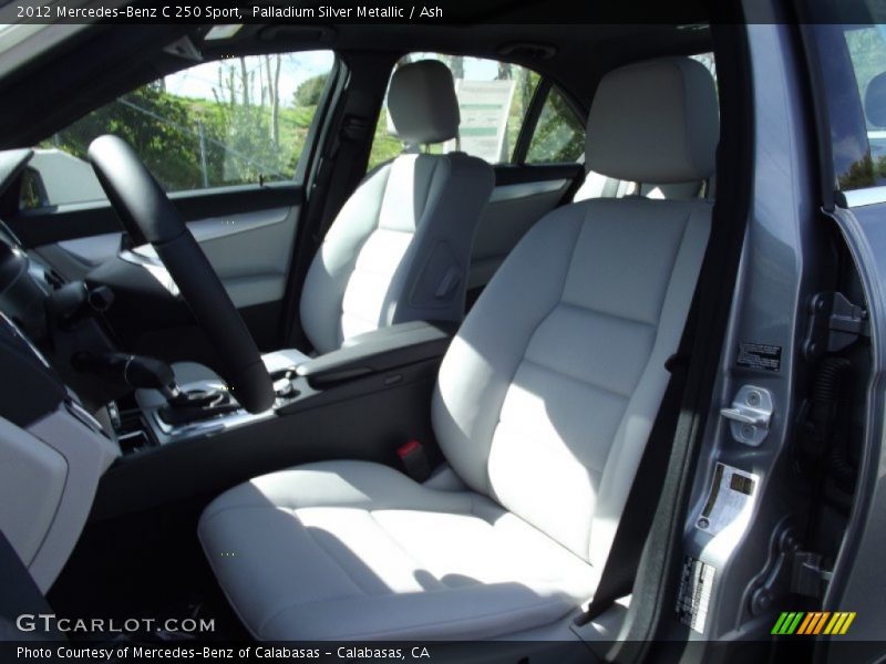Palladium Silver Metallic / Ash 2012 Mercedes-Benz C 250 Sport
