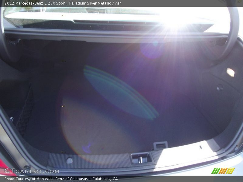 Palladium Silver Metallic / Ash 2012 Mercedes-Benz C 250 Sport