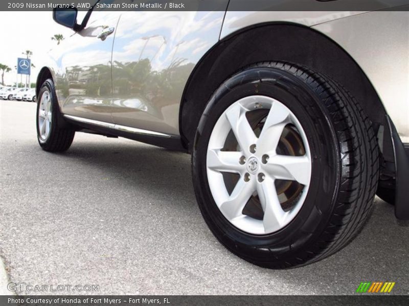 Saharan Stone Metallic / Black 2009 Nissan Murano S AWD