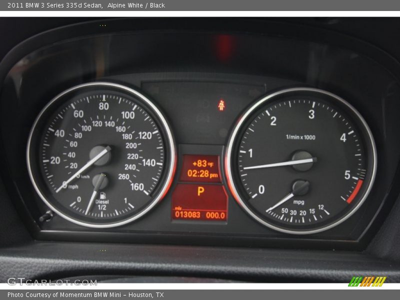 Alpine White / Black 2011 BMW 3 Series 335d Sedan
