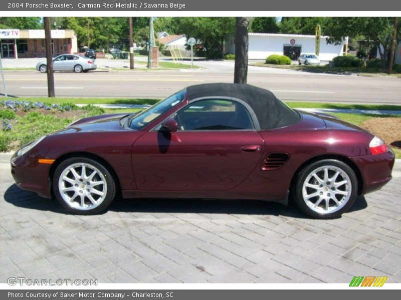 Carmon Red Metallic / Savanna Beige 2004 Porsche Boxster