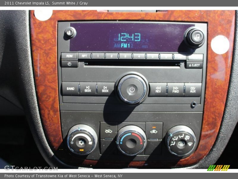 Summit White / Gray 2011 Chevrolet Impala LS