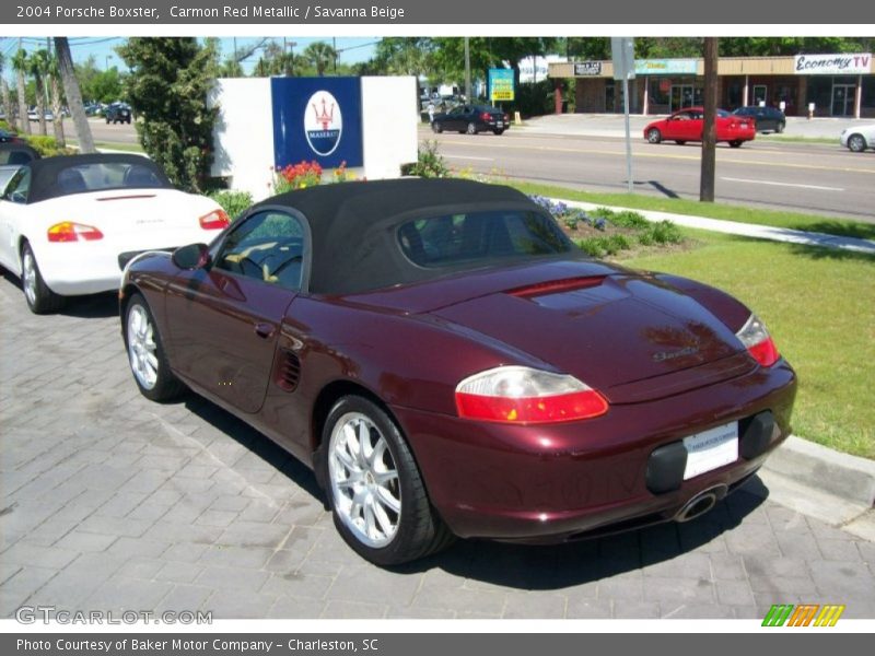 Carmon Red Metallic / Savanna Beige 2004 Porsche Boxster