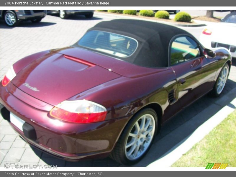 Carmon Red Metallic / Savanna Beige 2004 Porsche Boxster
