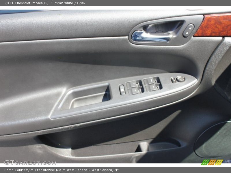 Summit White / Gray 2011 Chevrolet Impala LS