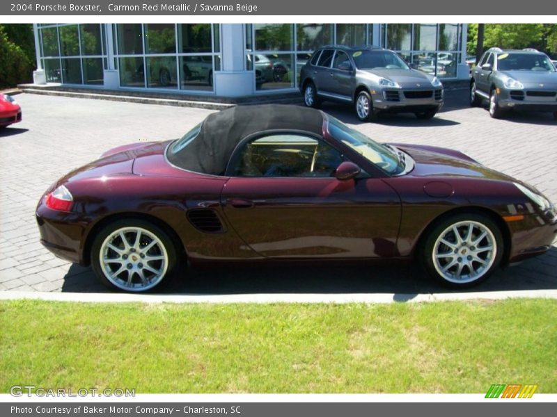 Carmon Red Metallic / Savanna Beige 2004 Porsche Boxster