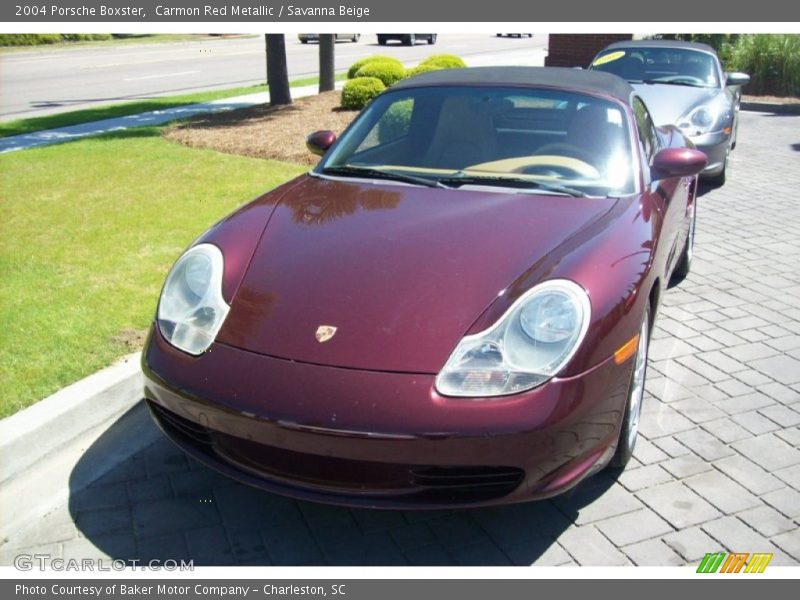 Carmon Red Metallic / Savanna Beige 2004 Porsche Boxster